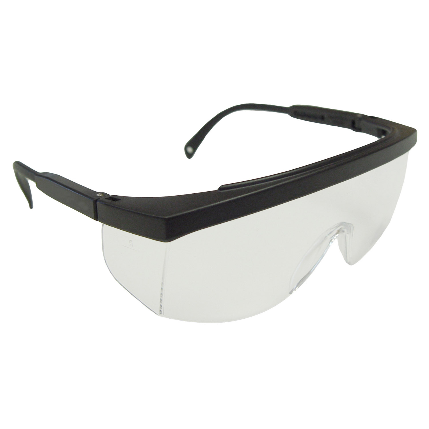 Galaxy Safety Eyewear - Black Frame - Clear Lens
