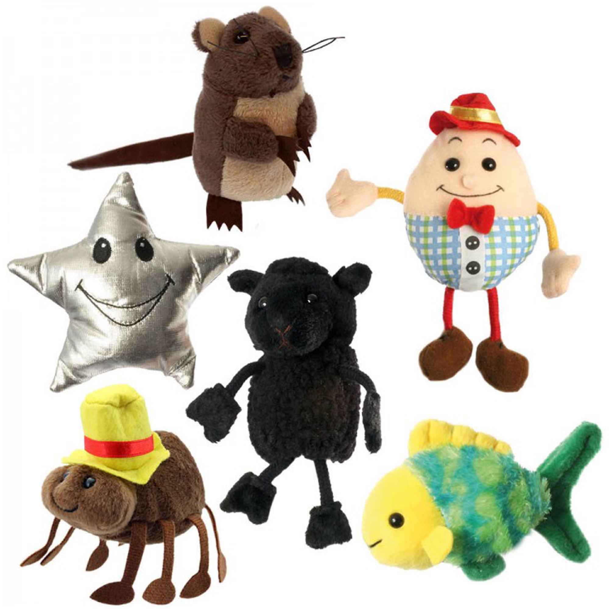 The Puppet Company Finger Puppets: Nursery Rhymes, Set of 6