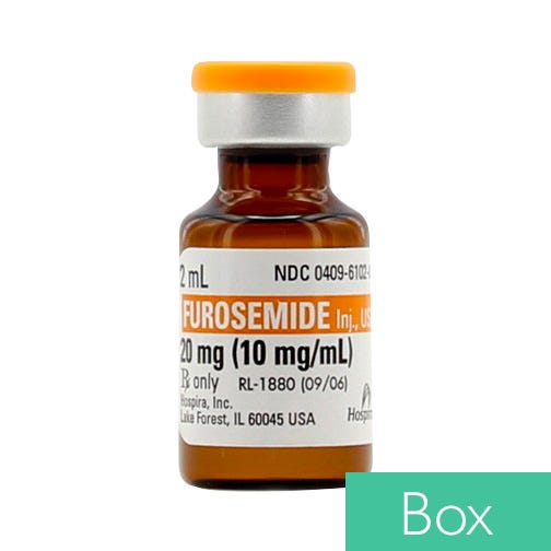 Furosemide 10mg/ml 2ml Single Dose Vial - 25/Box