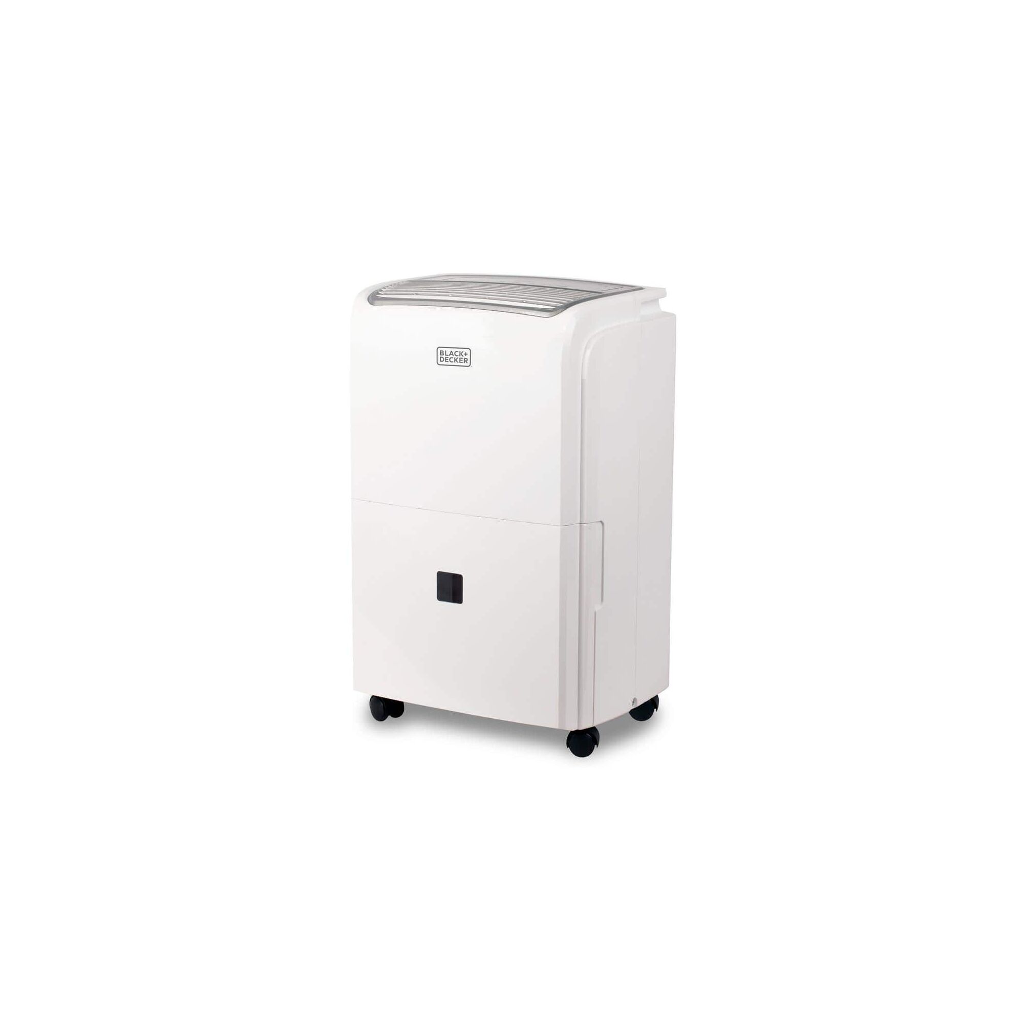 Profile photo of the front of the BLACK+DECKER dehumidifier