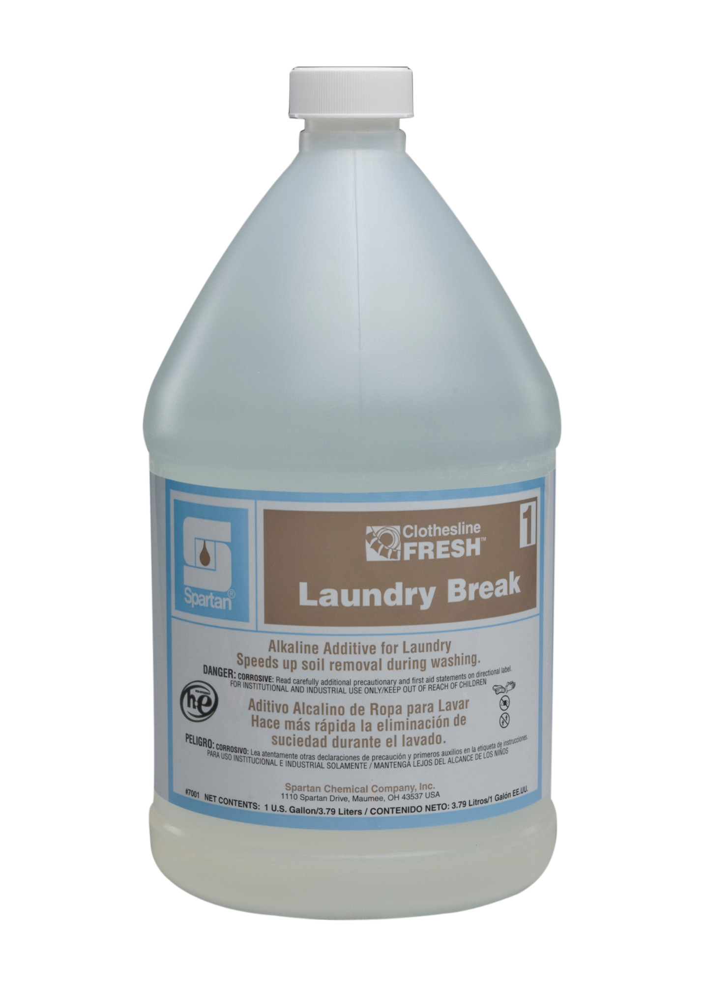 Spartan Chemical Company Clothesline Fresh Laundry Break 1, 1 GAL 4/CSE