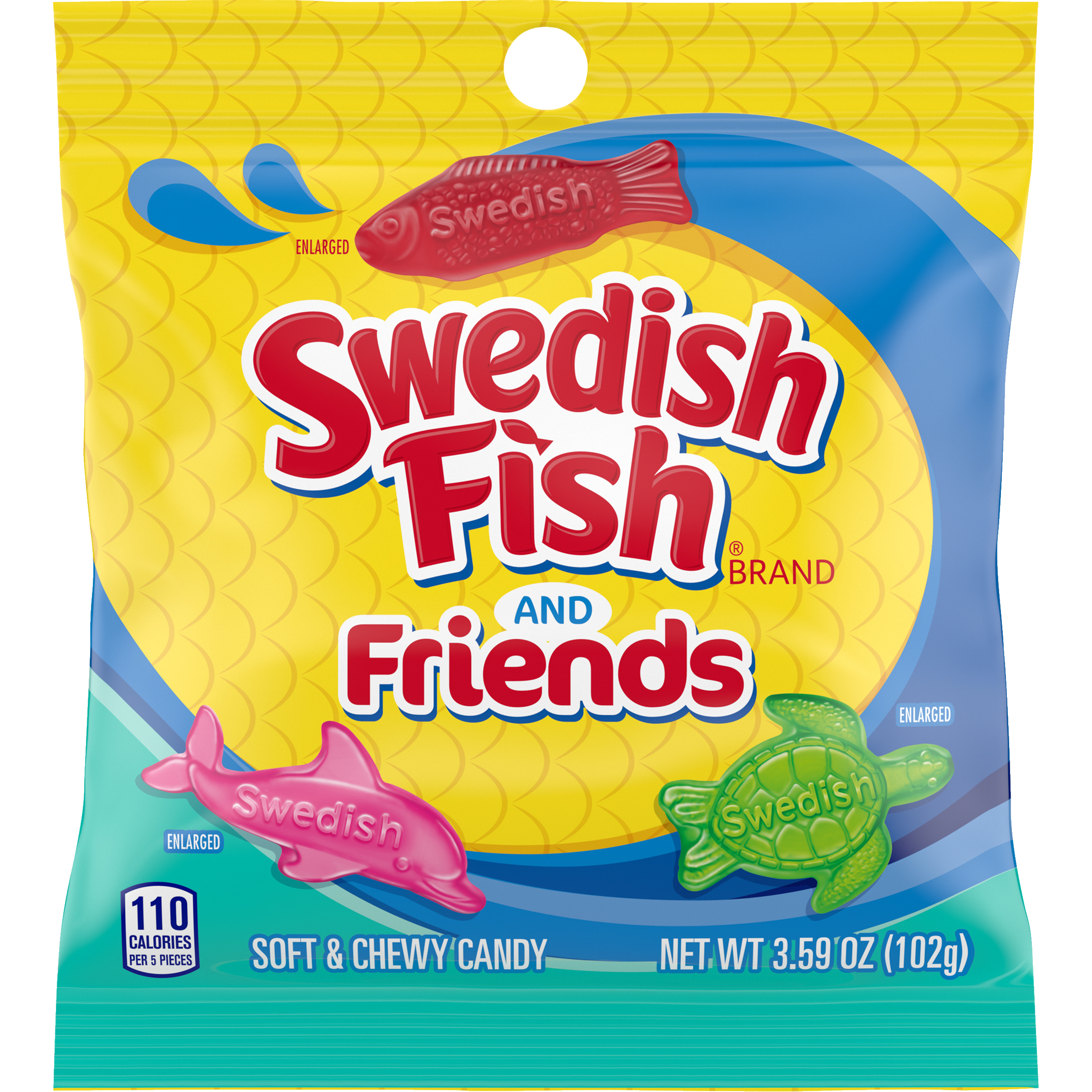 SWEDISH FISH and Friends Soft & Chewy Candy, 3.59 oz-thumbnail-1