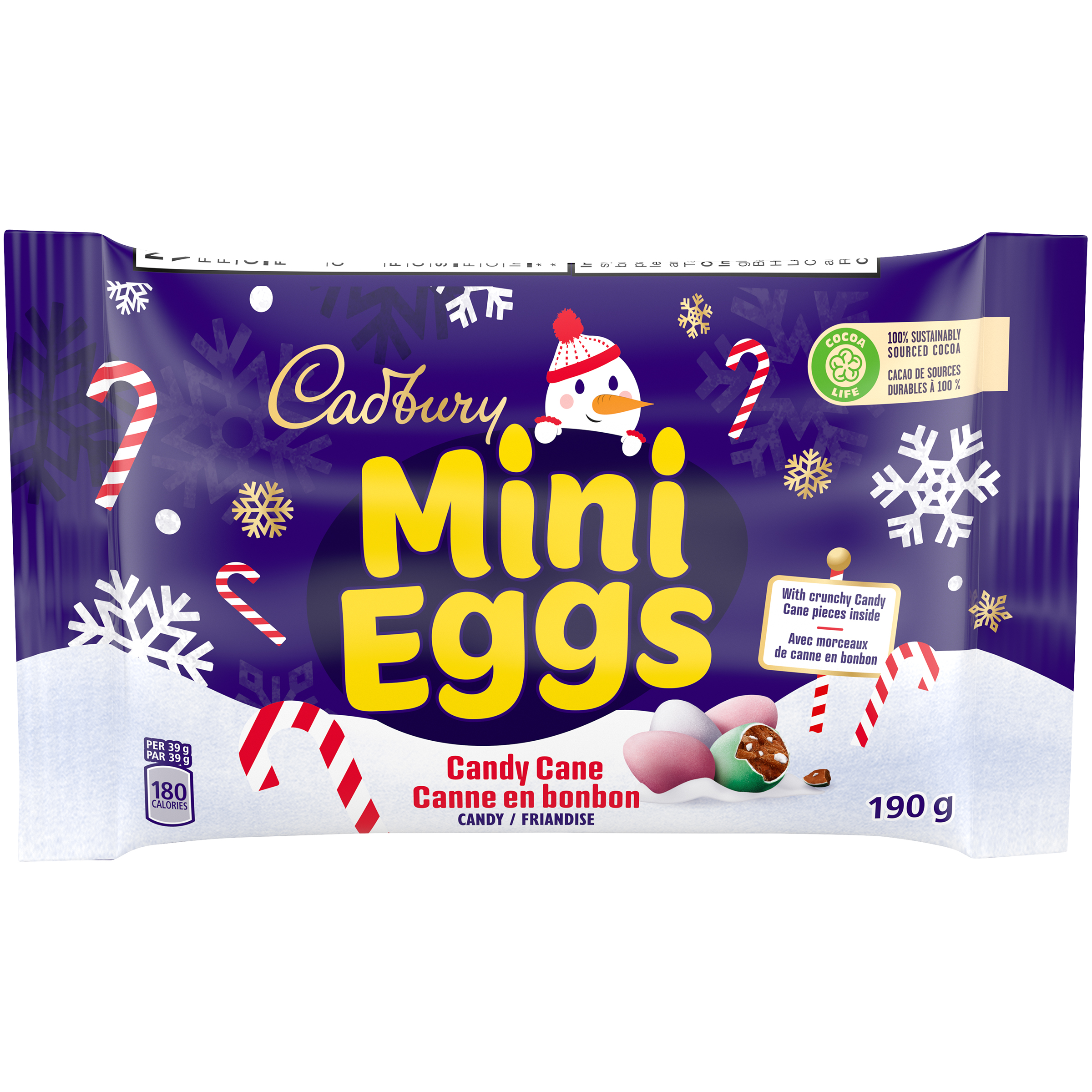 Mini Eggs Candy Cane Chocolate Eggs Mini 190 G