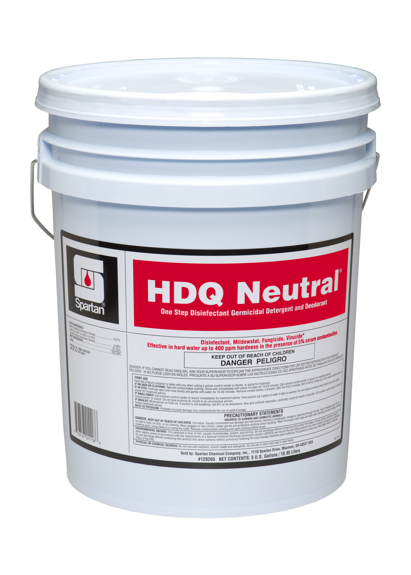 Spartan Chemical Company HDQ Neutral, 5 GAL PAIL