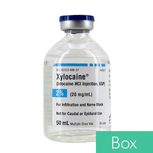 Xylocaine® 2% 20mg/ml Multiple Dose Vial - 25/Box