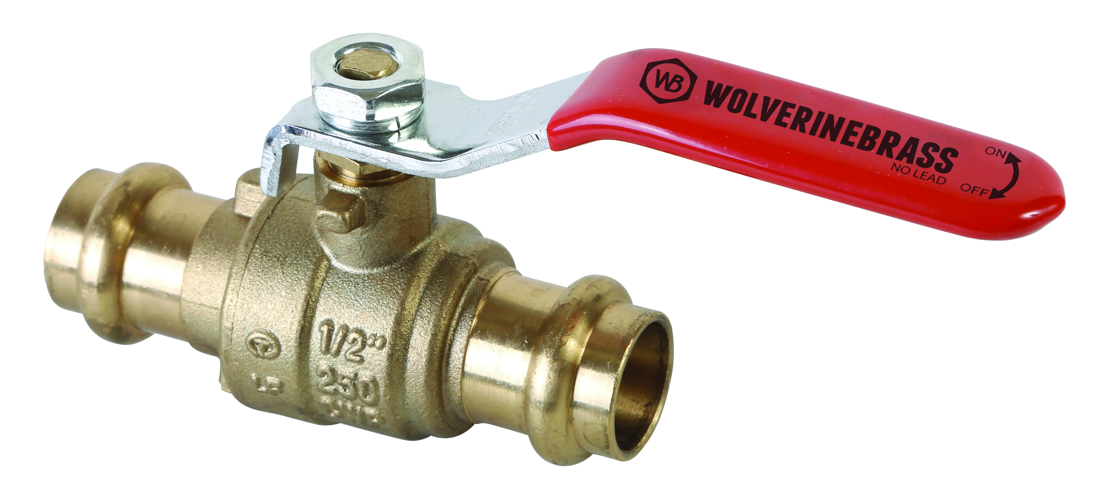Wolverine Brass® 56270NL PROSERIES 1/2 PRESS BALL VALVE