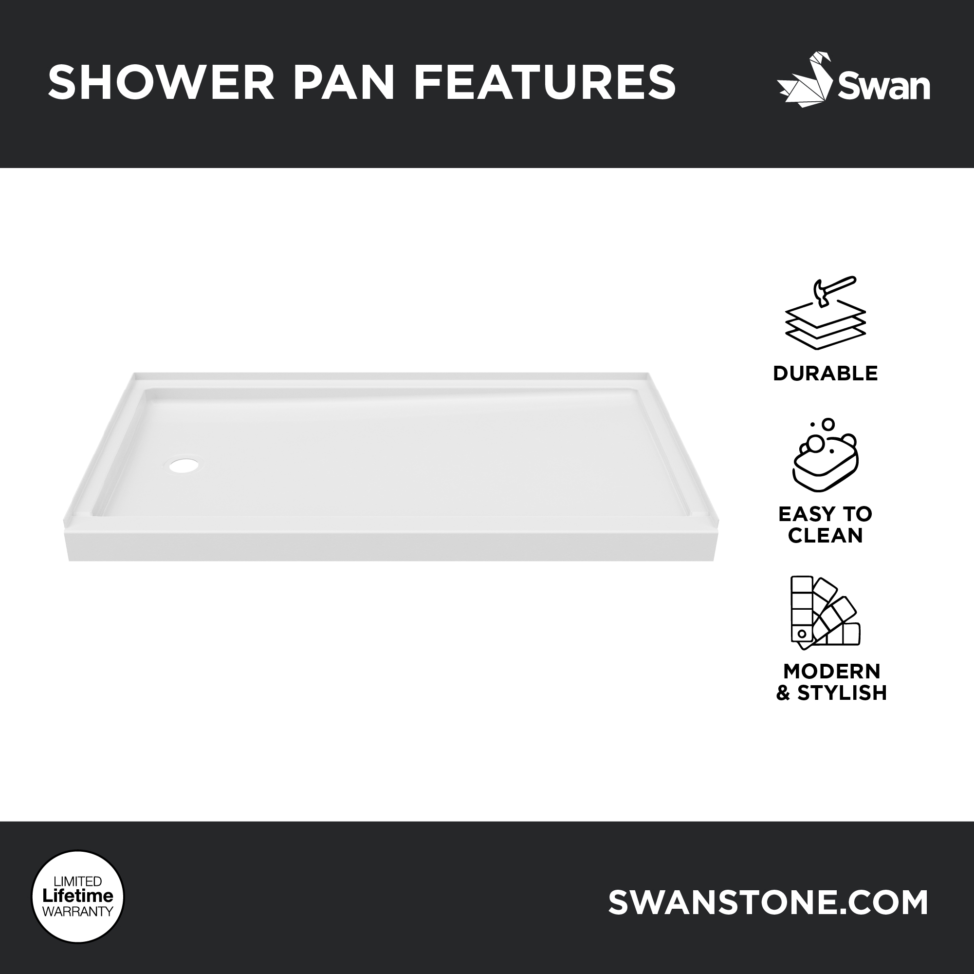 Shower Pan Features