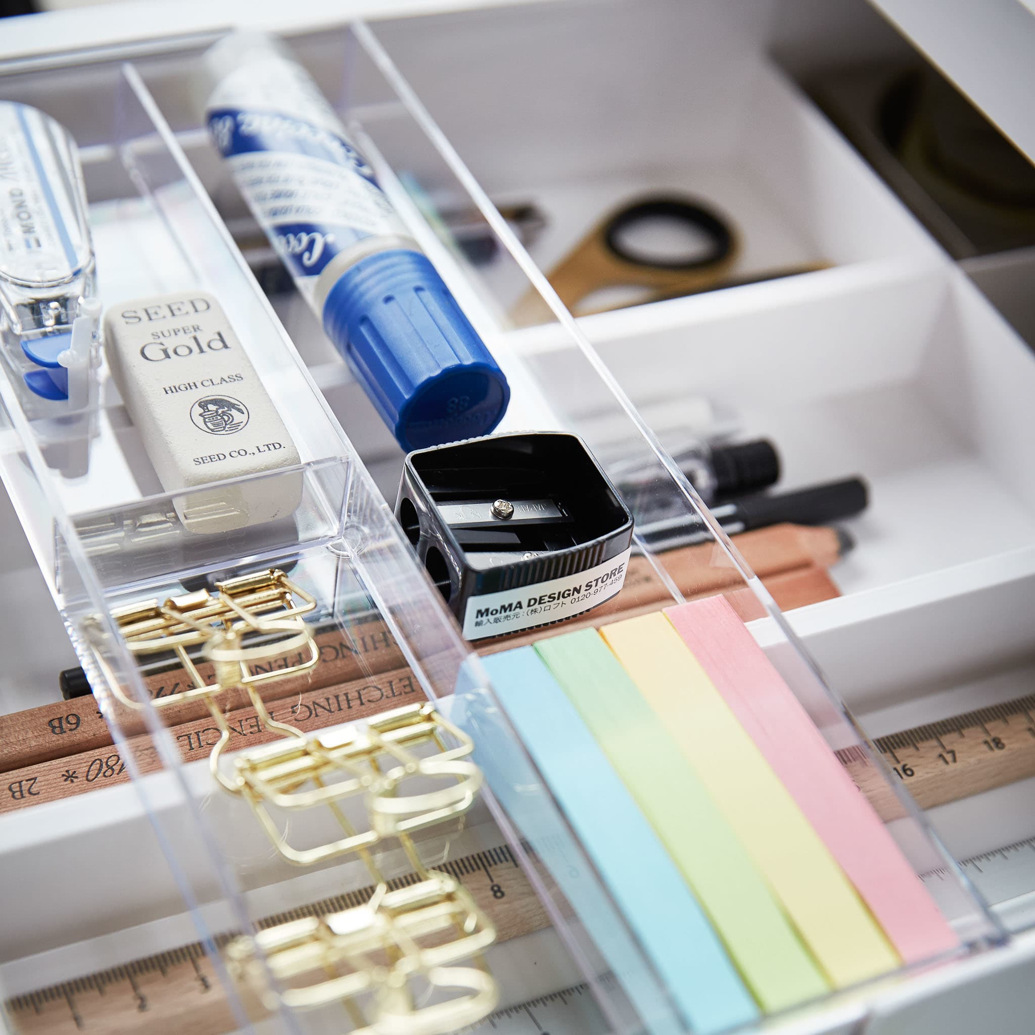 Extendable Drawer Organizer : Sliding Additional Compartment