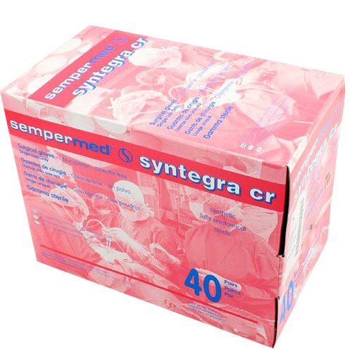 Syntegra CR® Surgeon Glove Size 7, Latex-Free, Powder-Free, Textured - 40pr/Box