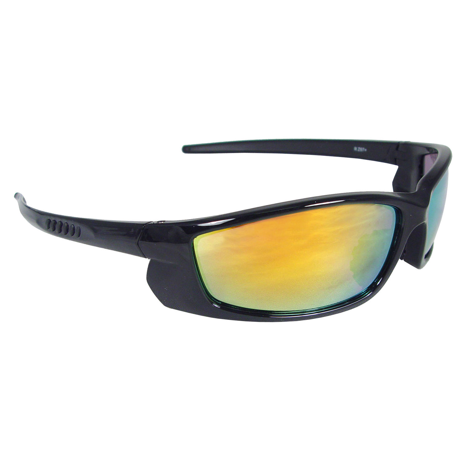 Voltage Safety Eyewear - Black Frame - Electric Orange Lens