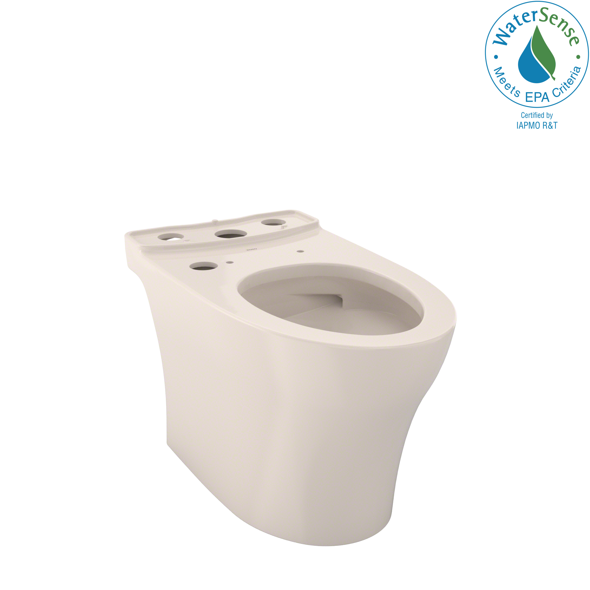 TOTO Aquia IV Elongated Universal Height Skirted Toilet Bowl with CEFIONTECT, WASHLET+ Ready, Sedona Beige, Vitreous China, CT446CEFGNT40#12