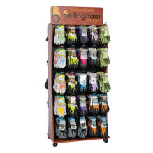Bellingham 50 Peg Rolling Cherry Display Premium Lawn & Garden Wonder Grip® Assortment, 522 Pairs
