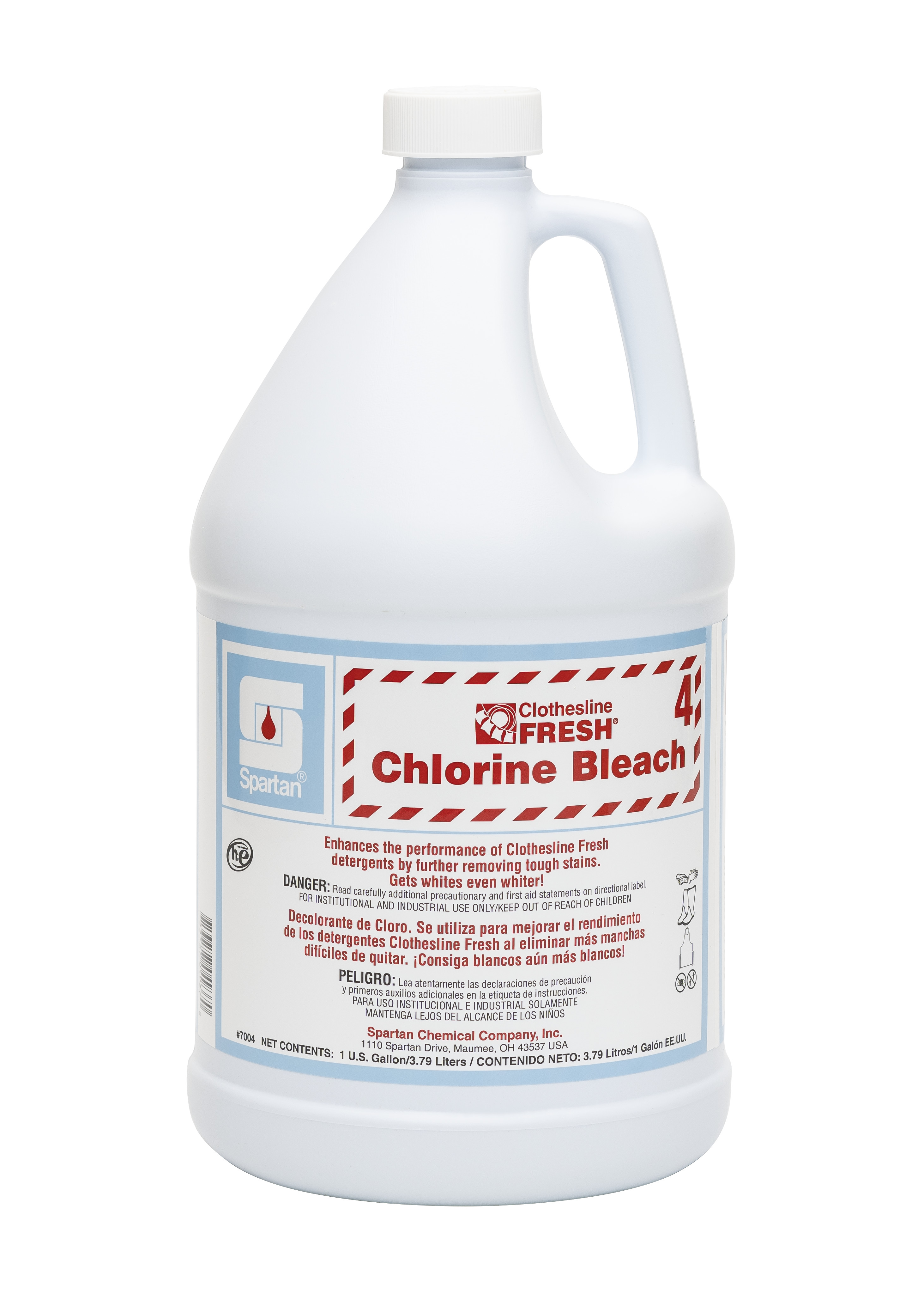 Spartan Chemical Company Clothesline Fresh Chlorine Bleach 4, 1 GAL 4/CSE