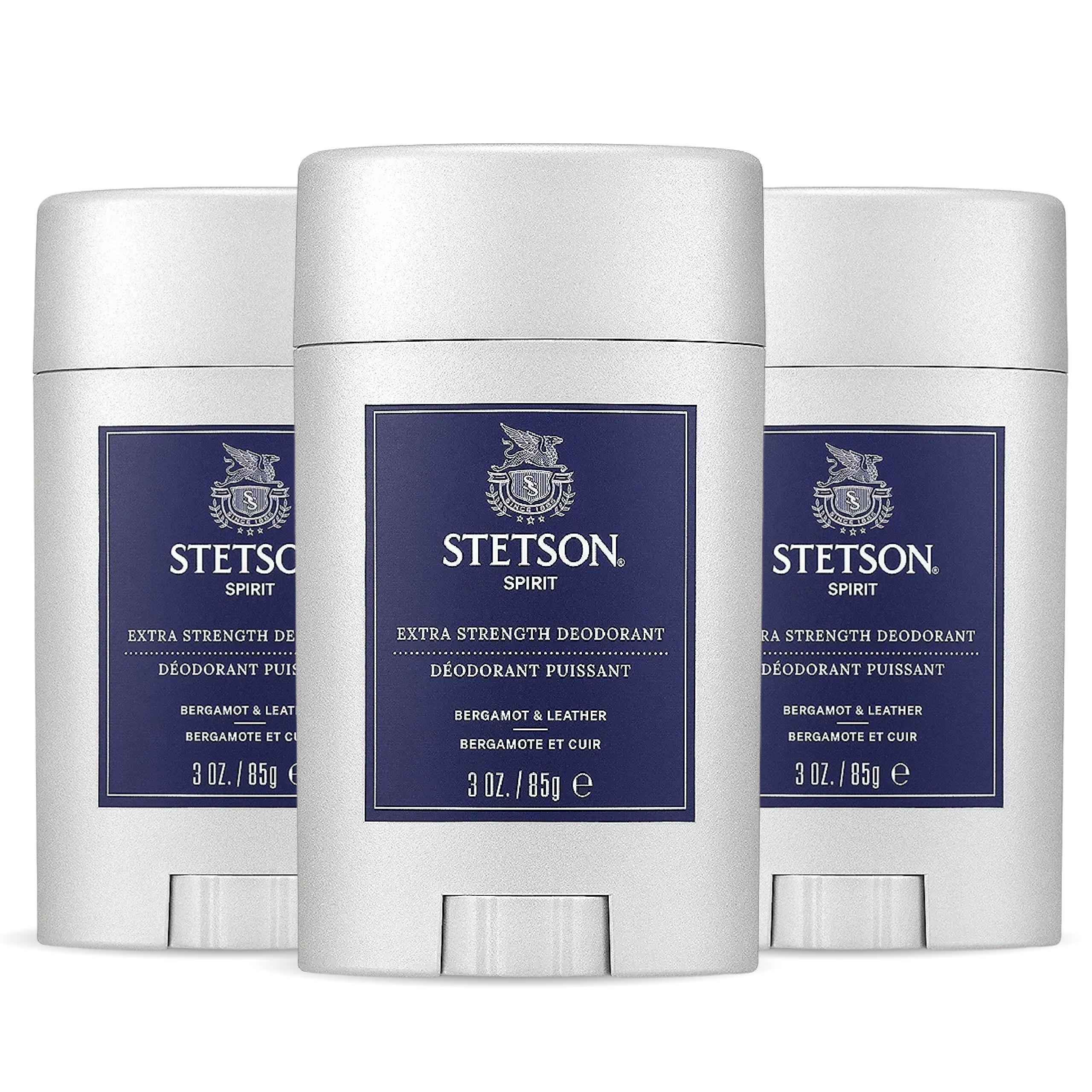 Stetson Spirit Heavy Duty Deodorant by Scent Beauty - 3 Pack