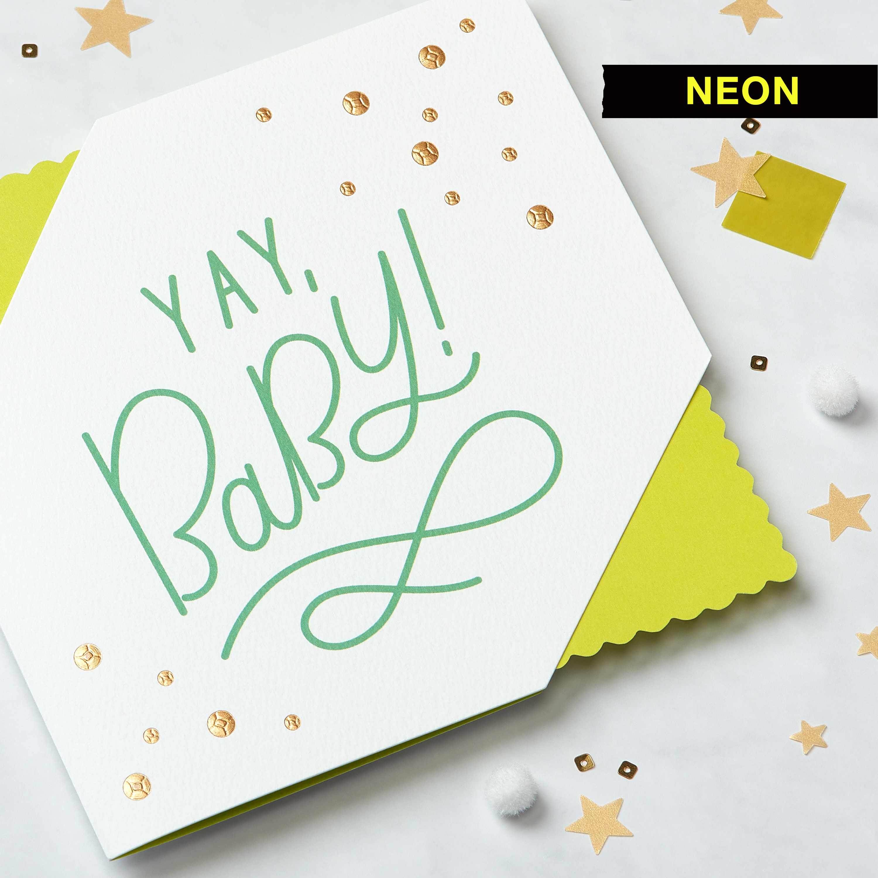 Yay New Baby Congratulations Greeting Card image