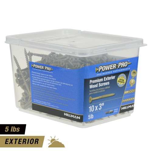 Power Pro Premium Exterior Wood Screw 10 x 3"