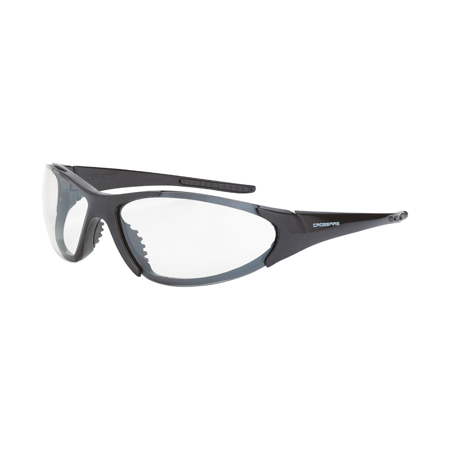 Core Premium Safety Eyewear - Shiny Pearl Gray Frame - Clear Anti-Fog Lens