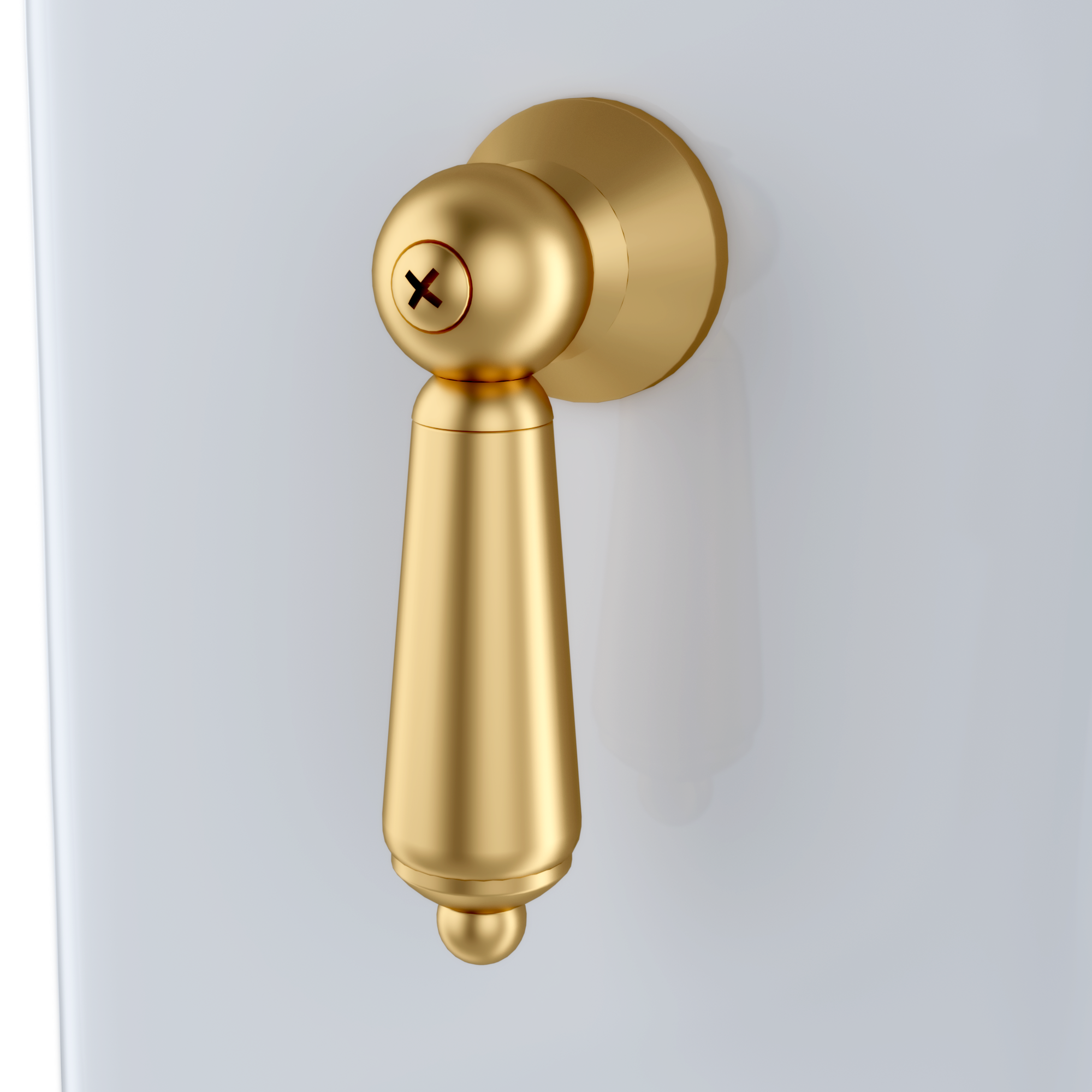 Toto TRIP LEVER (SIDE MOUNT), SATIN BRASS For CARROLLTON, DARTMOUTH, PROMENADE, WHITNEY TOILET TANK, THU141#SB