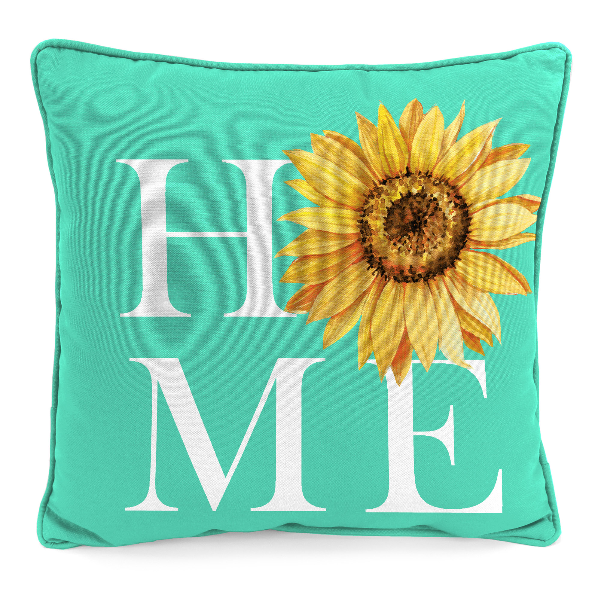 New Outdoor Throw Pillow with Welt 16" x 16", Fade Stain Resistant, Easy Clean - Picture 19 of 30