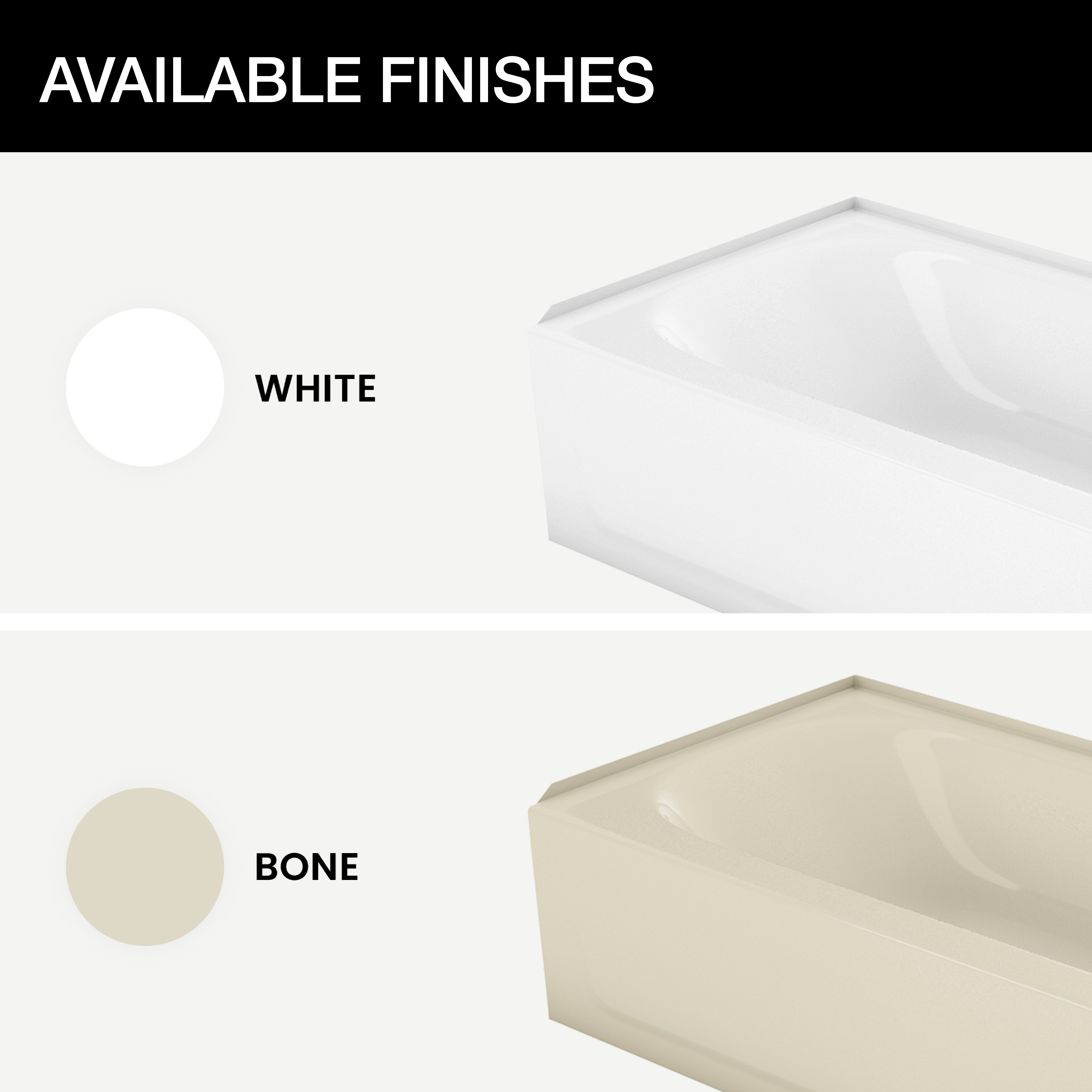 Beautiful and Brilliant Bathtub finishes