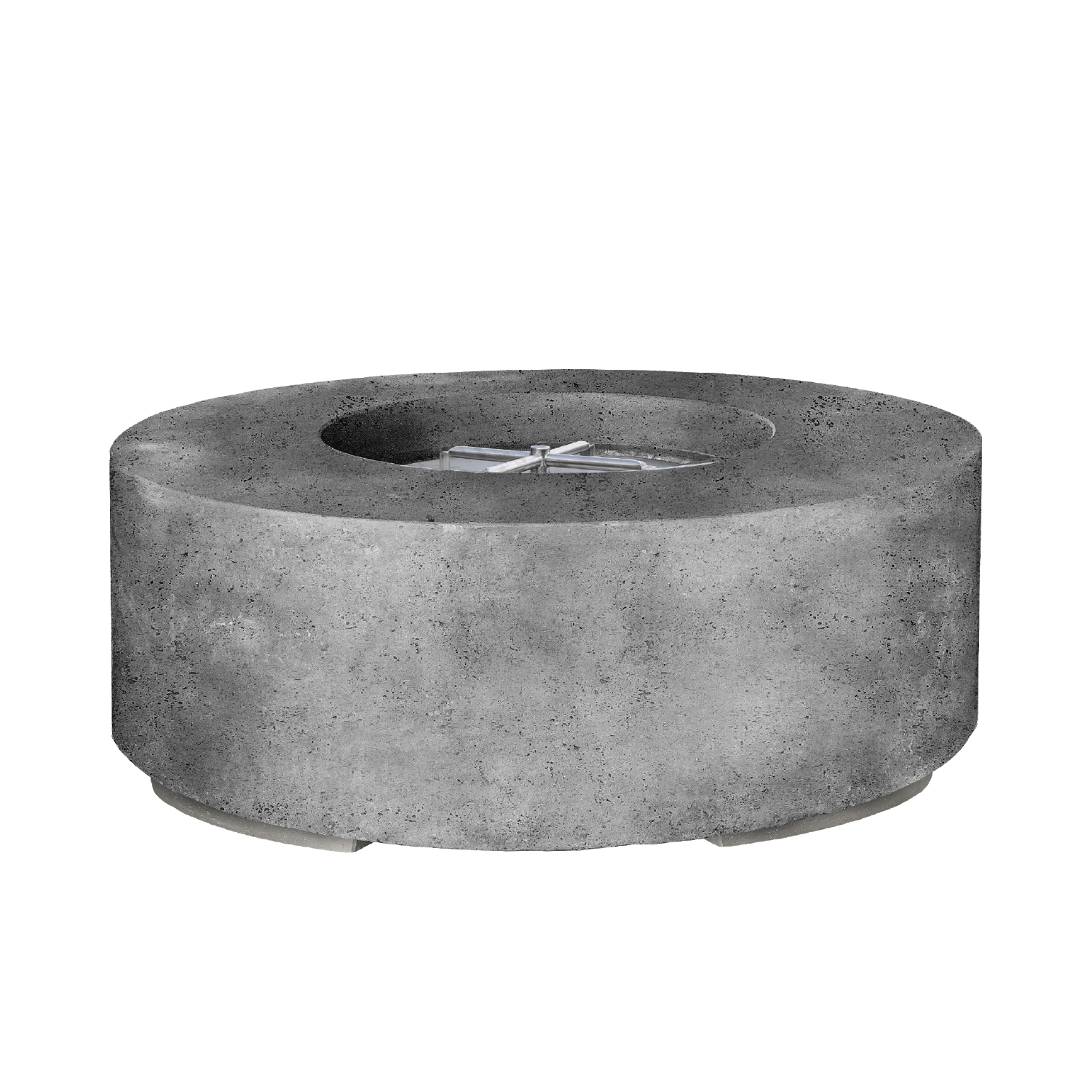XO Appliances Fire cylinder 36 x 32 Natural gas fired GFRC Gray