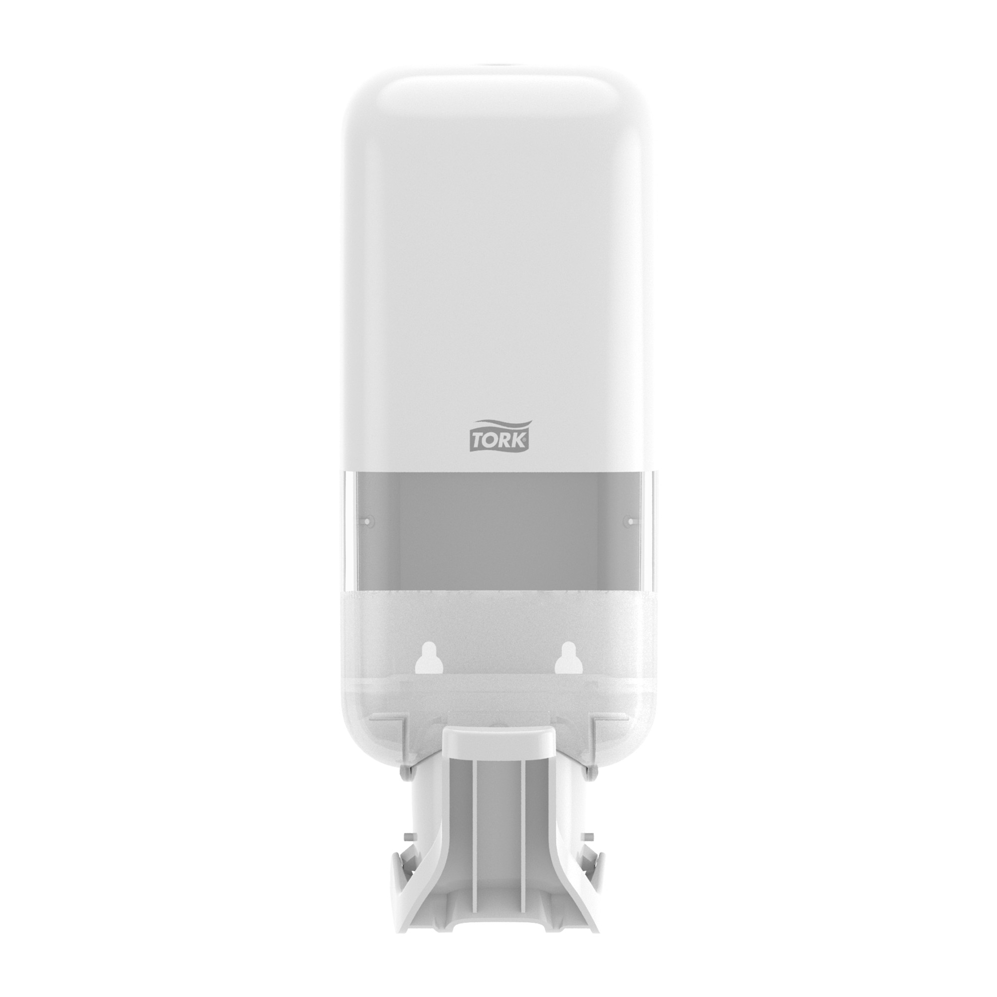 Dispenser, Til sæbe og hånddesinfektion, Albue, Hvid, 1000 ml refill, Tork S4