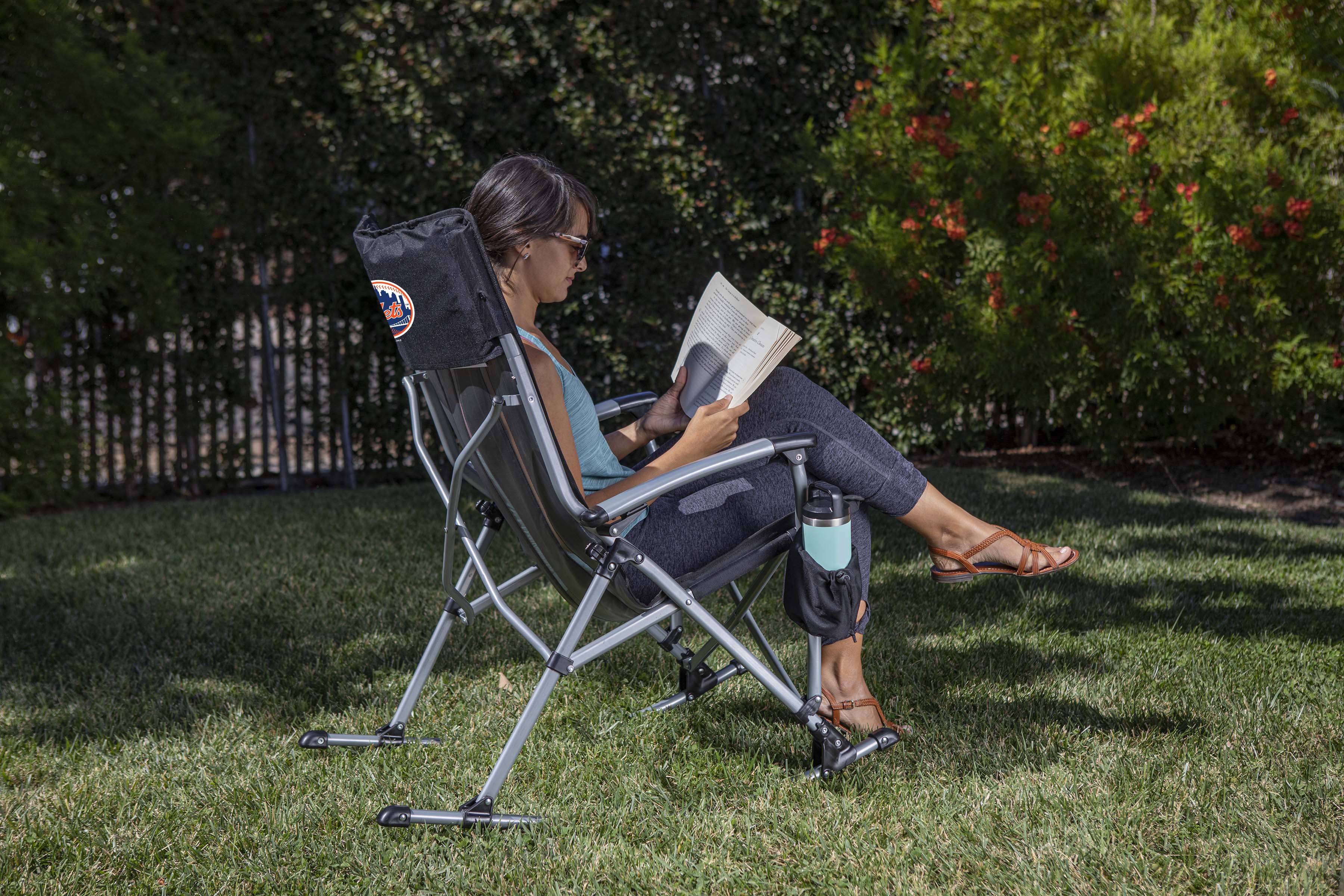 New York Mets - Outdoor Rocking Camp Chair