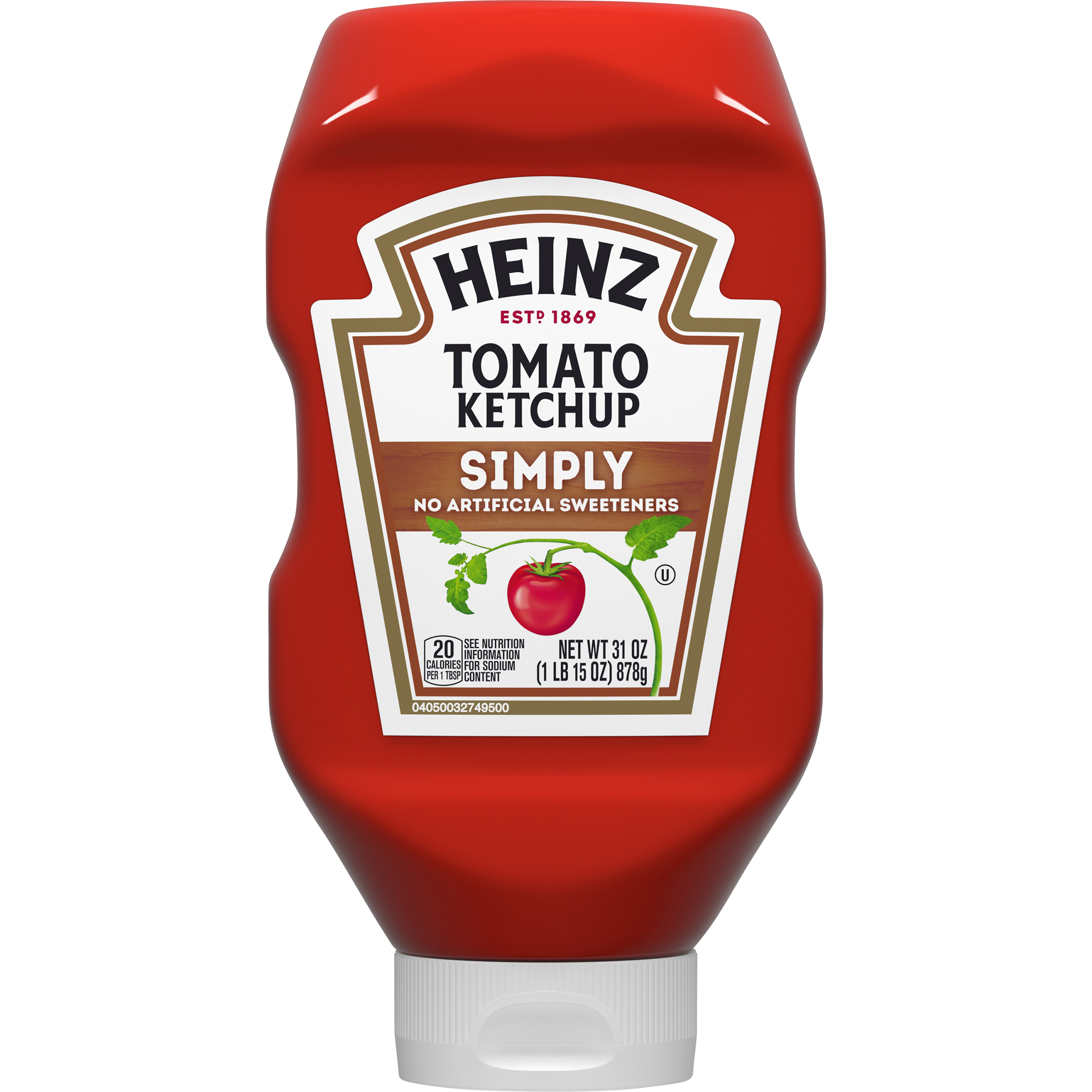 Heinz® Heinz Simply Heinz Tomato Ketchup, 31 oz Bottle Heinz®