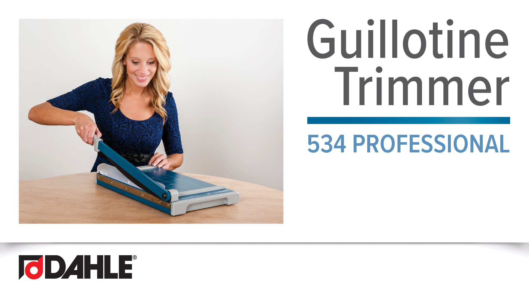 Dahle Professional Guillotine Trimmer Video