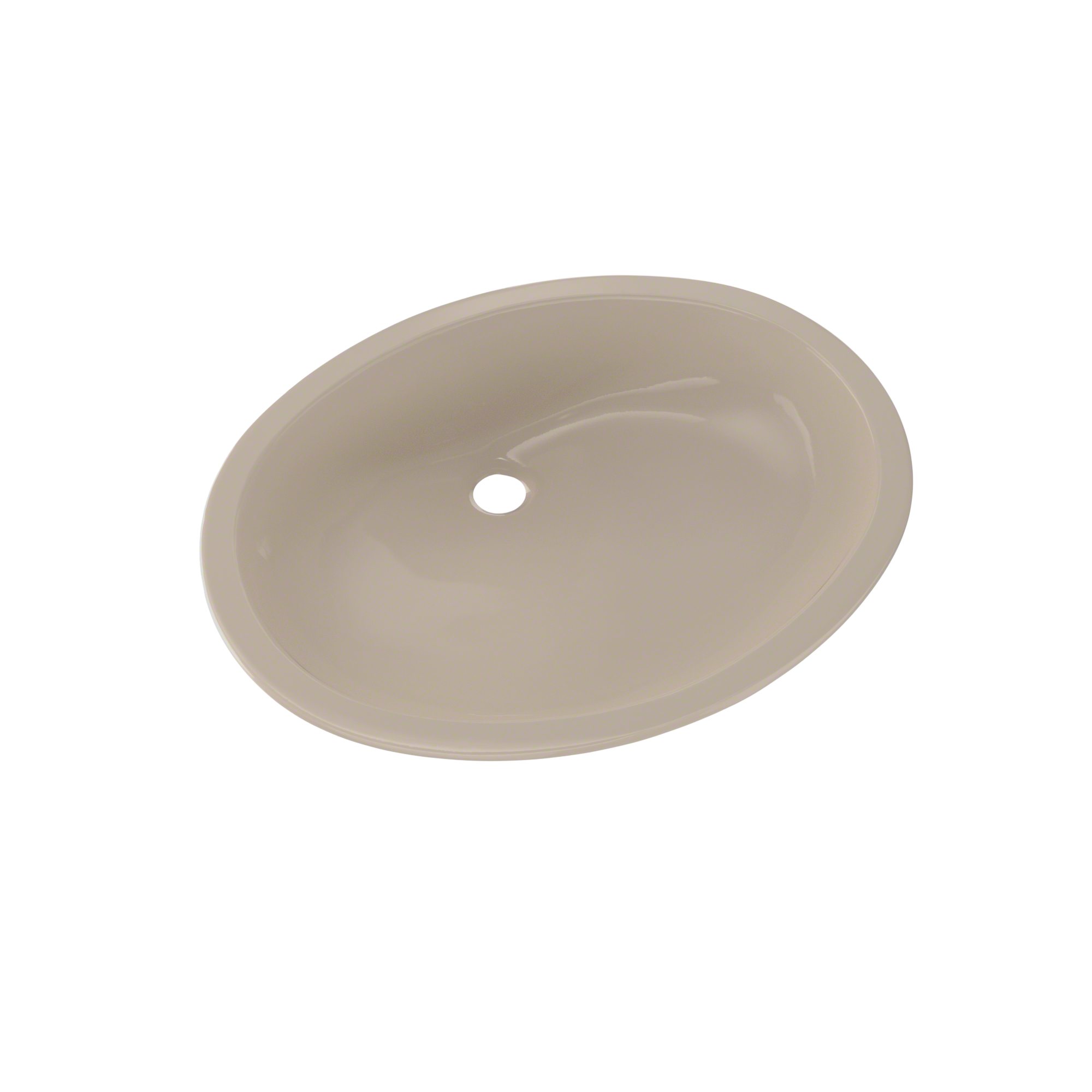 TOTO Dantesca Oval Undermount Bathroom Sink with CEFIONTECT, Bone, Vitreous China, LT597G#03