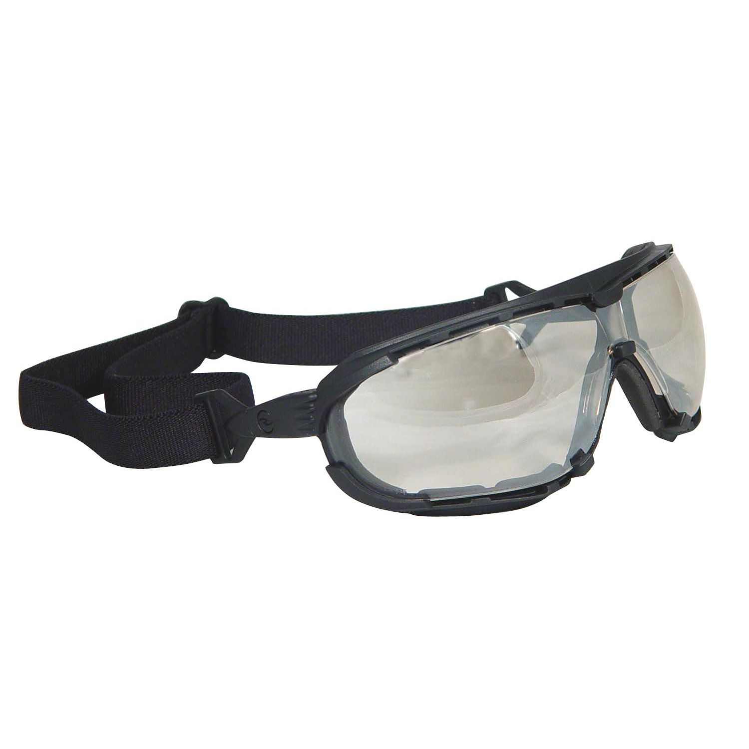 Dagger Foam Lined Safety Goggle - Black Frame - Indoor/Outdoor Anti-Fog Lens