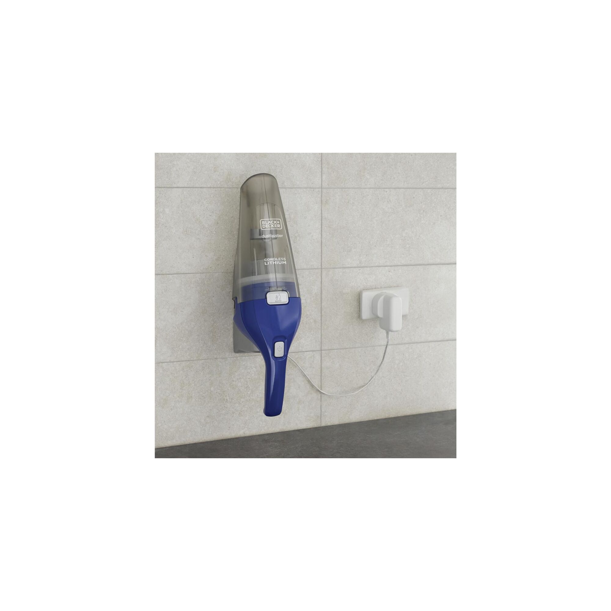 Wall mount and charger for the BLACK+DECKER dustbuster handheld vacuum