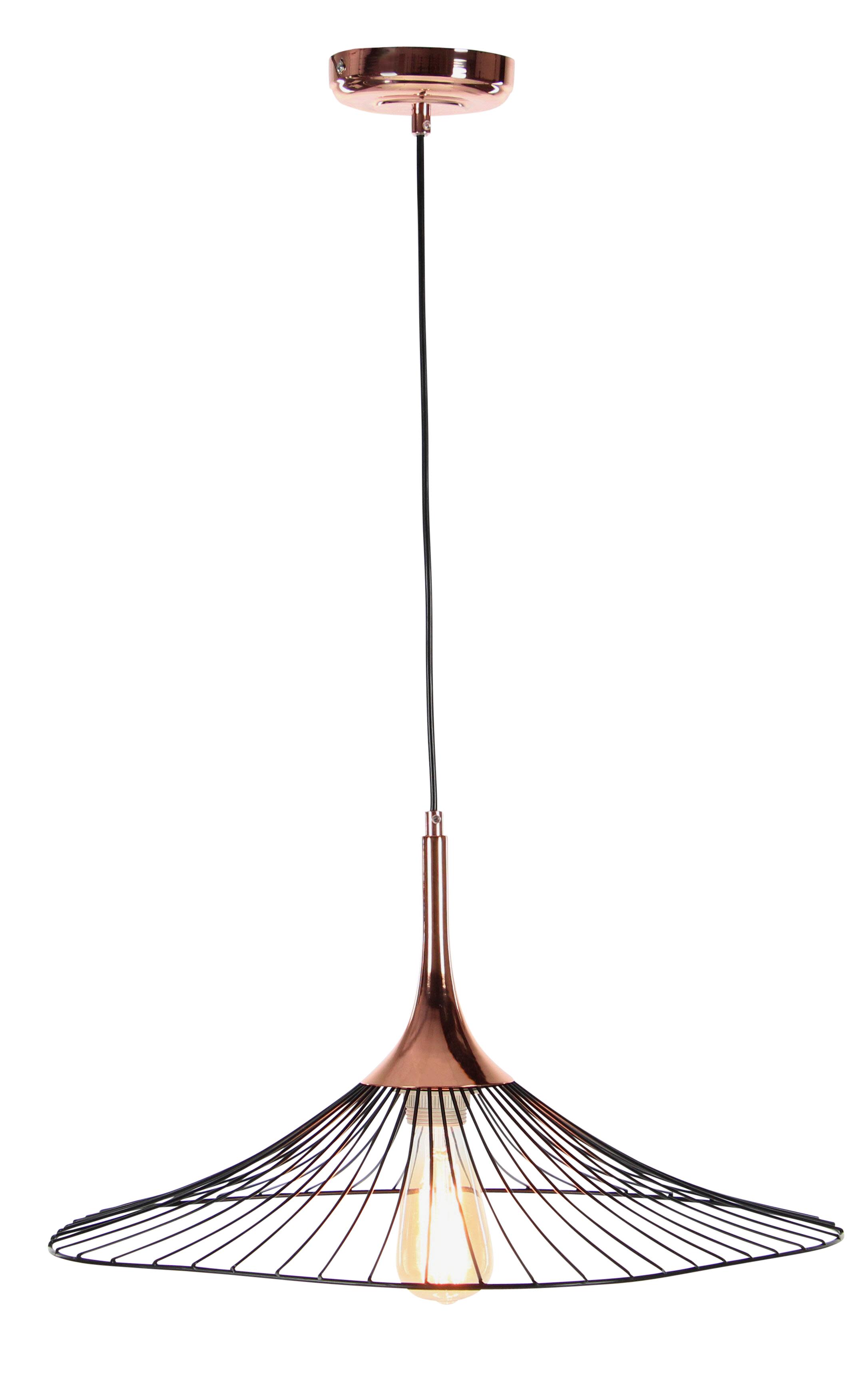 Copper Metal  Pendant, 21" x 22" x 11"