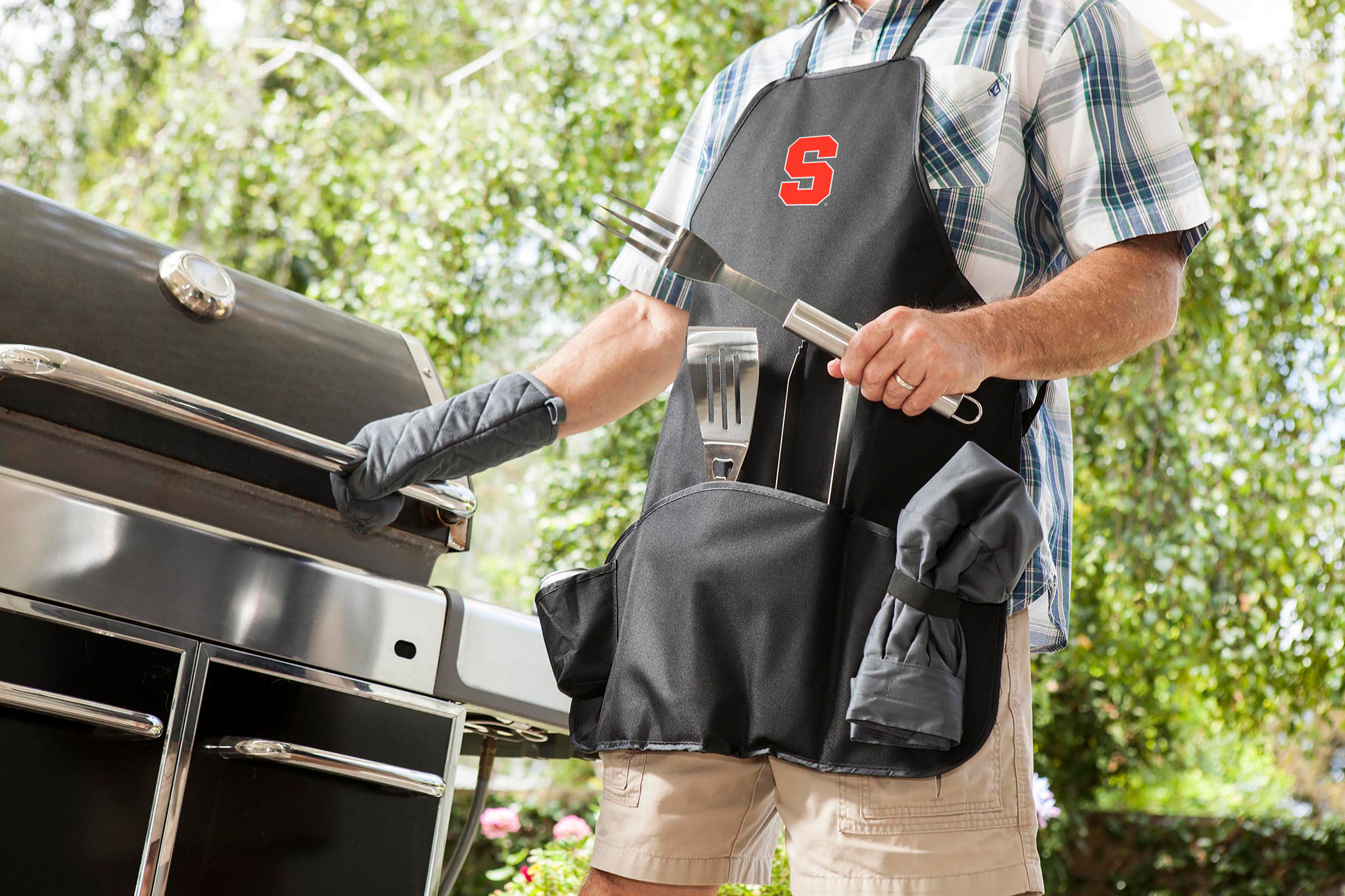 Syracuse Orange - BBQ Apron Tote Pro Grill Set