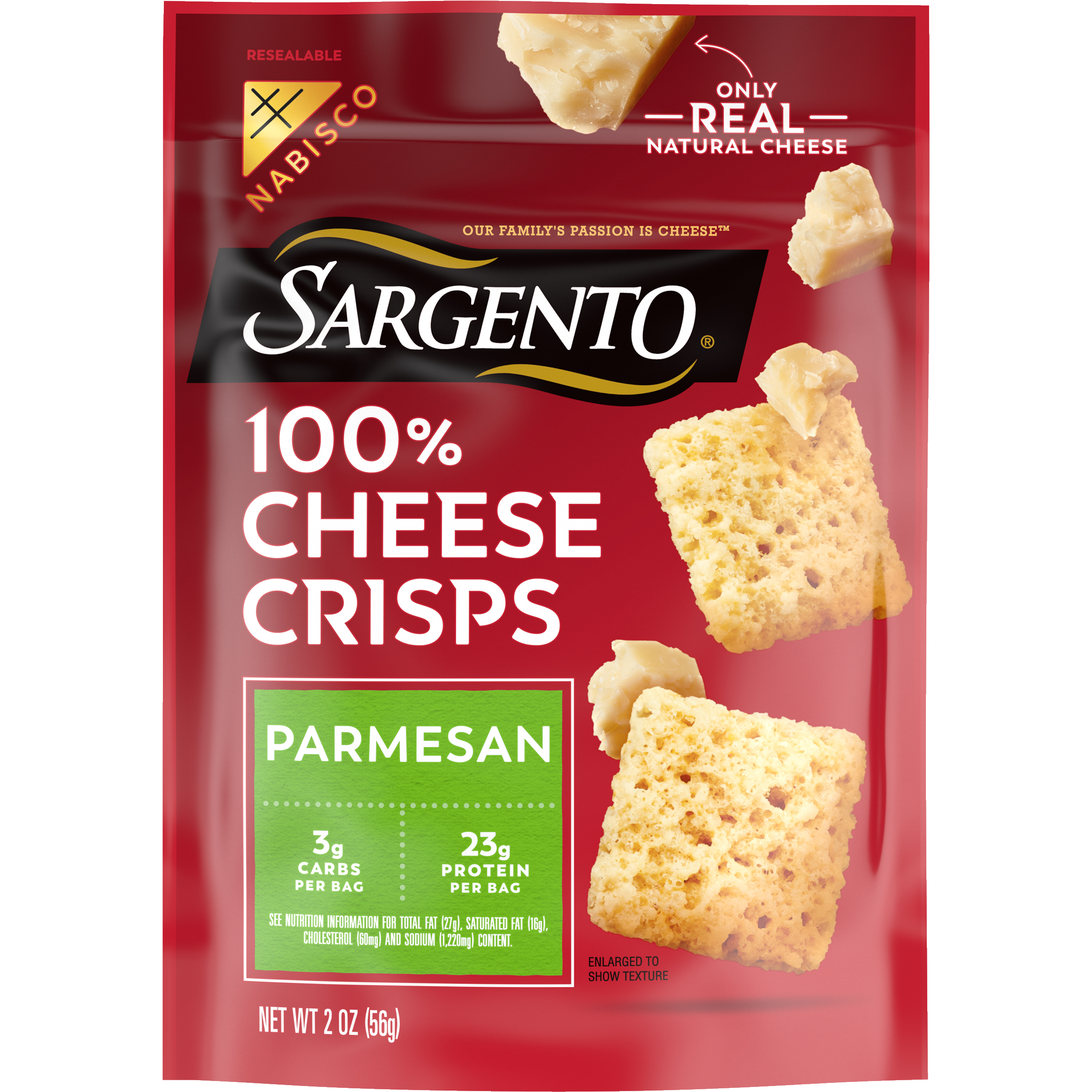 SARGENTO® 100% Cheese Crisps, Parmesan, 2 oz-1