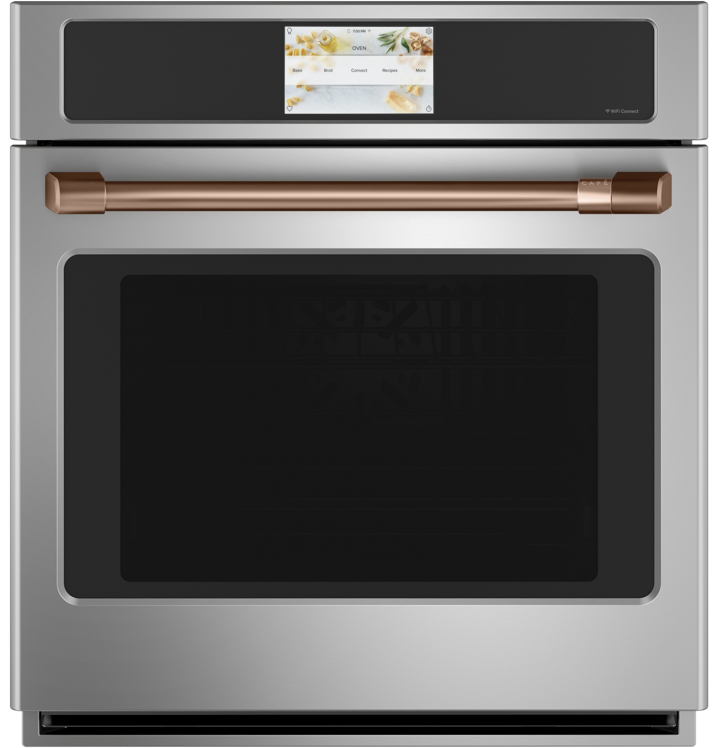 27" Width Hndl Kit for Sgl Wall Ovens Brushed Copper For use w/ Wall Ovens — Not Connectable view 2