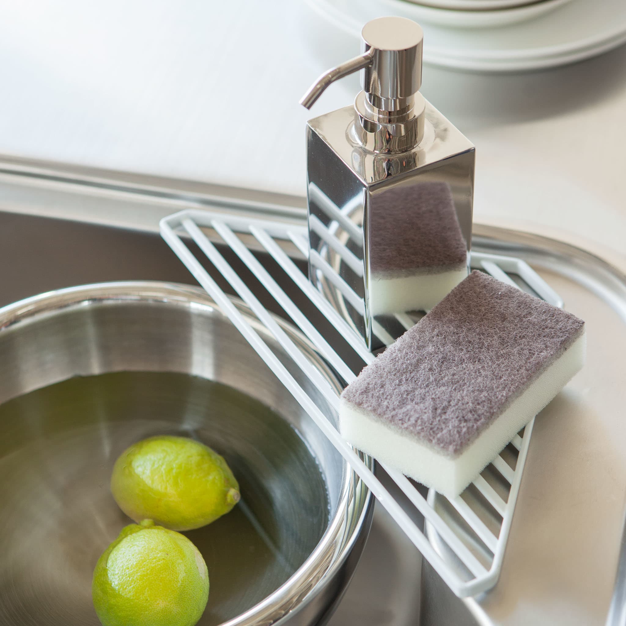 Sink Corner Drainer Rack : Space-Saving Design
