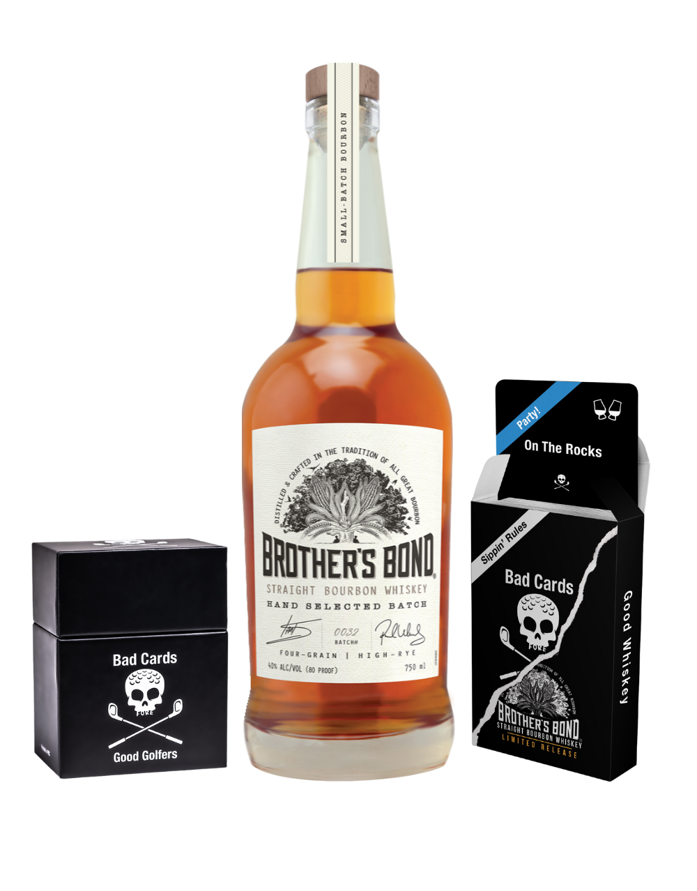 BROTHER'S BOND BOURBON X BAD CARDS FOR GOOD GOLFERS GAME KIT