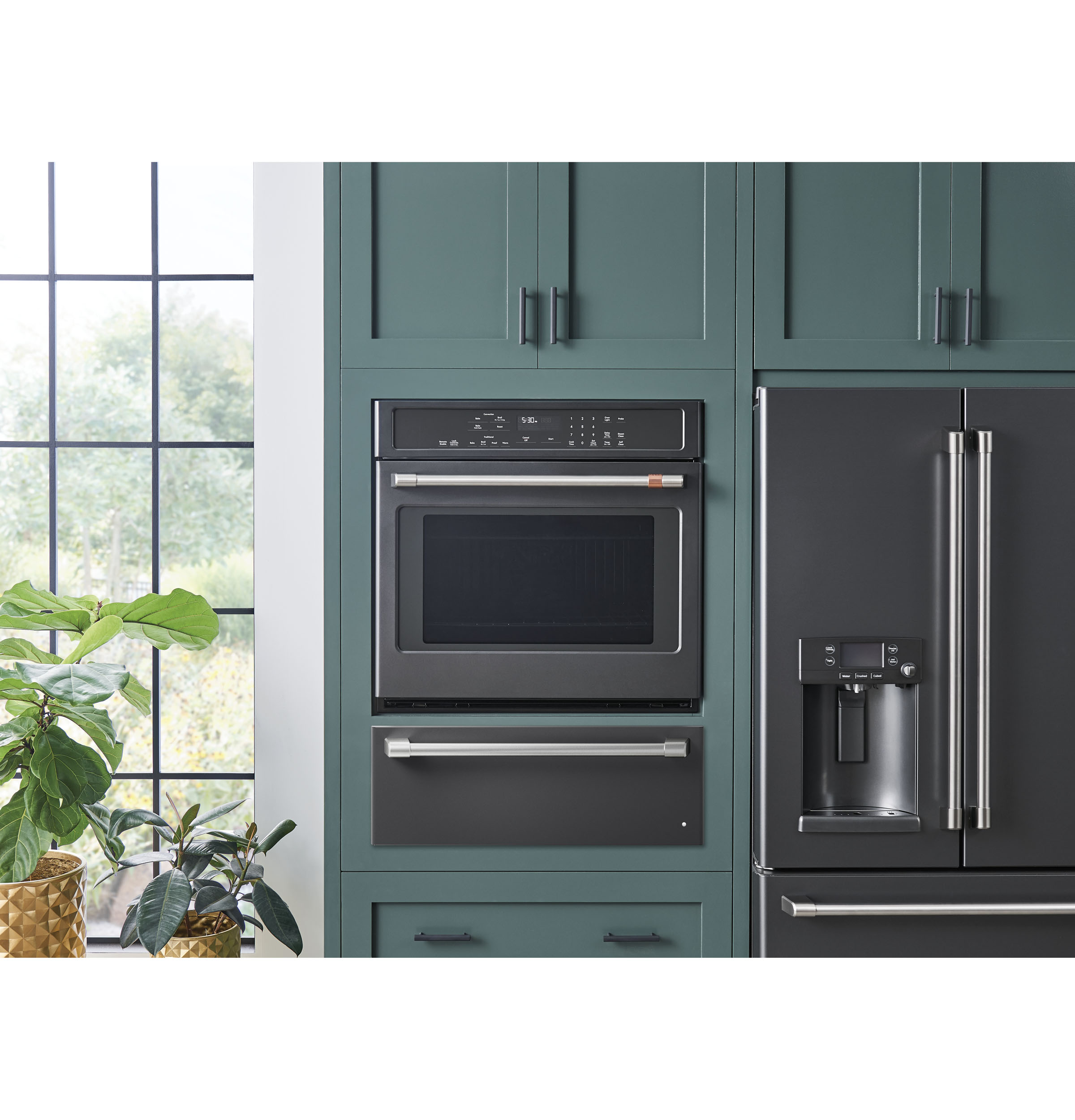 Café™ 30" Matte Black Warming Drawer view 2