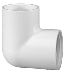 Lasco Fittings, Inc. PPF-90F-034 3/4" PVC 90 FEM X 3/4"