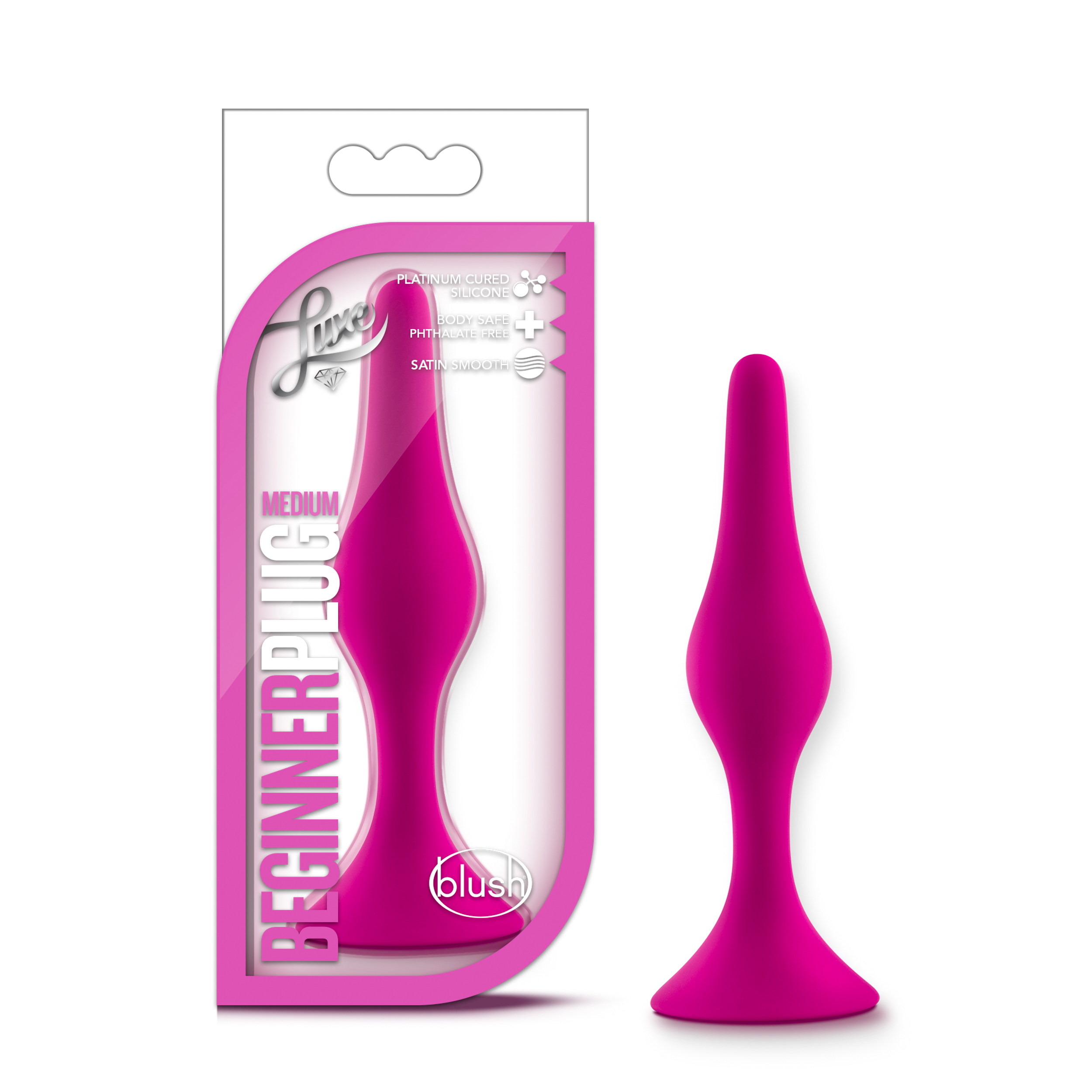 Blush Luxe Beginner Pink 4.25-Inch Anal Plug