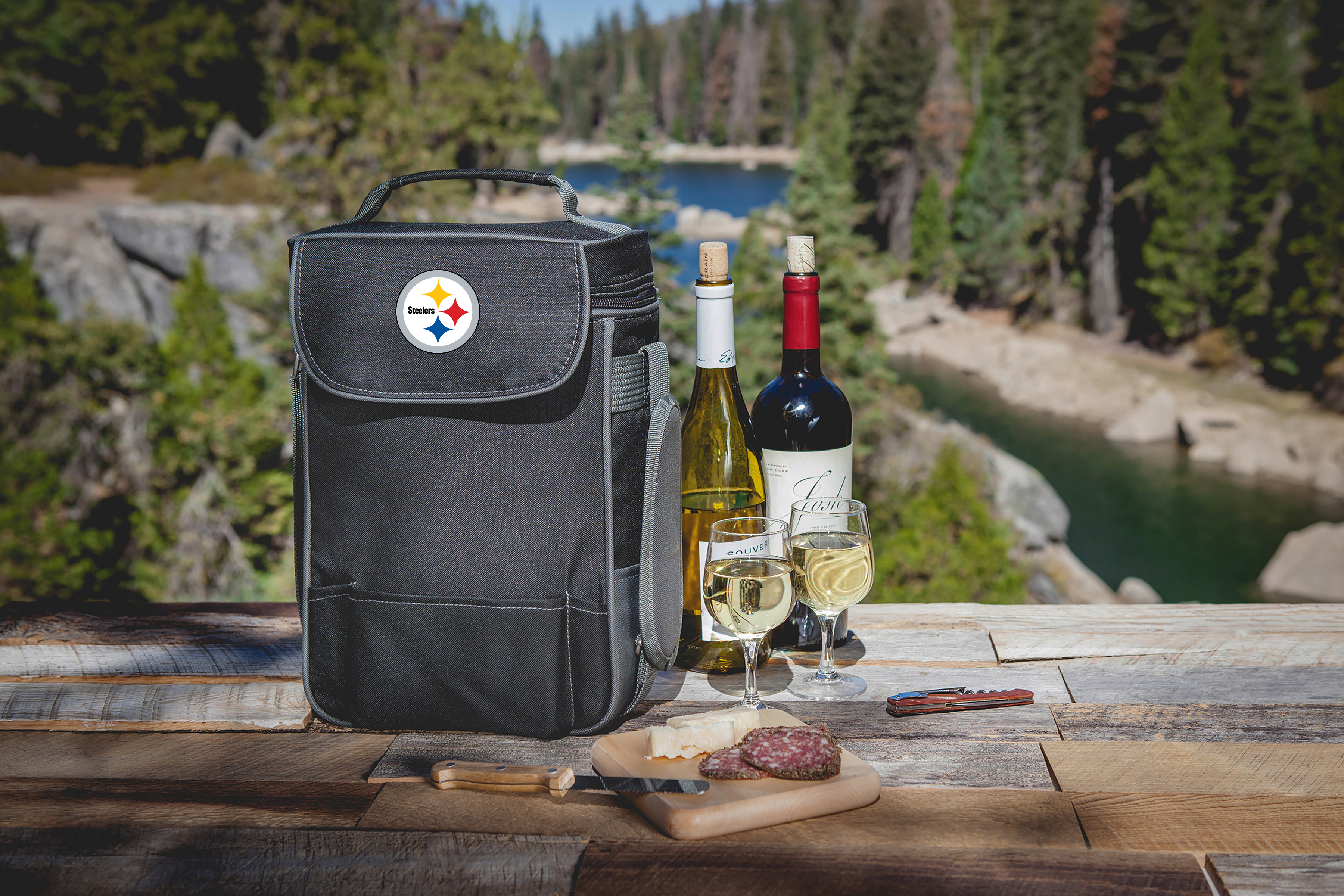 Pittsburgh Steelers - Duet Wine & Cheese Tote