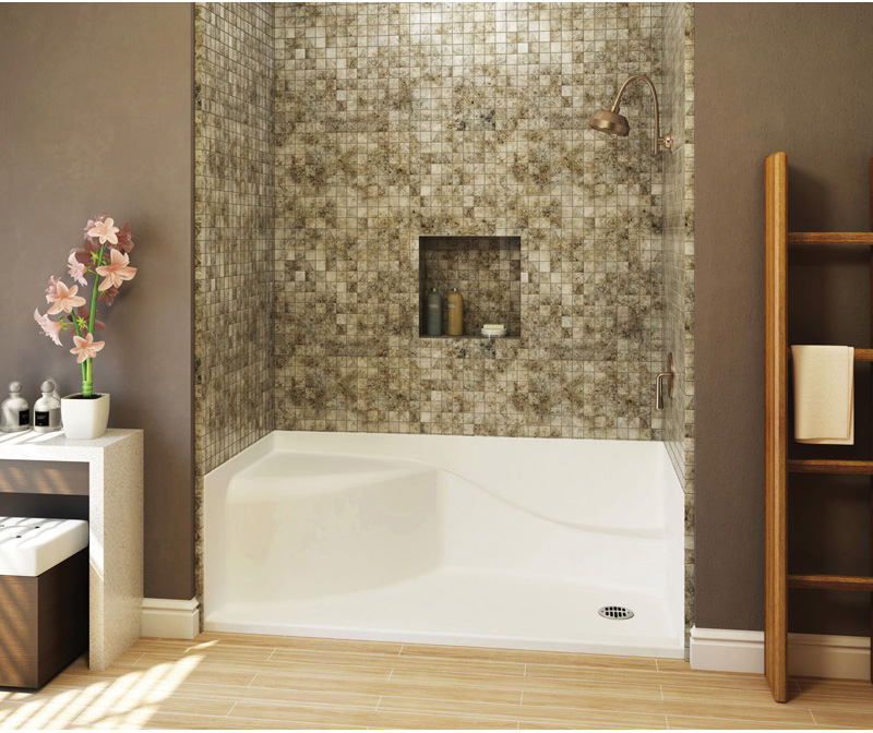 6030span Acrylx Alcove Shower Base In view 12