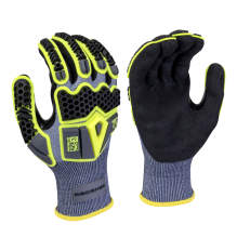 Radians RWG583 HPPE Shell with TPR and Sandy Foam Nitrile Palm A6 Cut Protection Glove