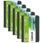 Canson Graduate Drawing Art Book, Hard Cover Binding, 52 Sheet, 4x6 inch, Pack of 5