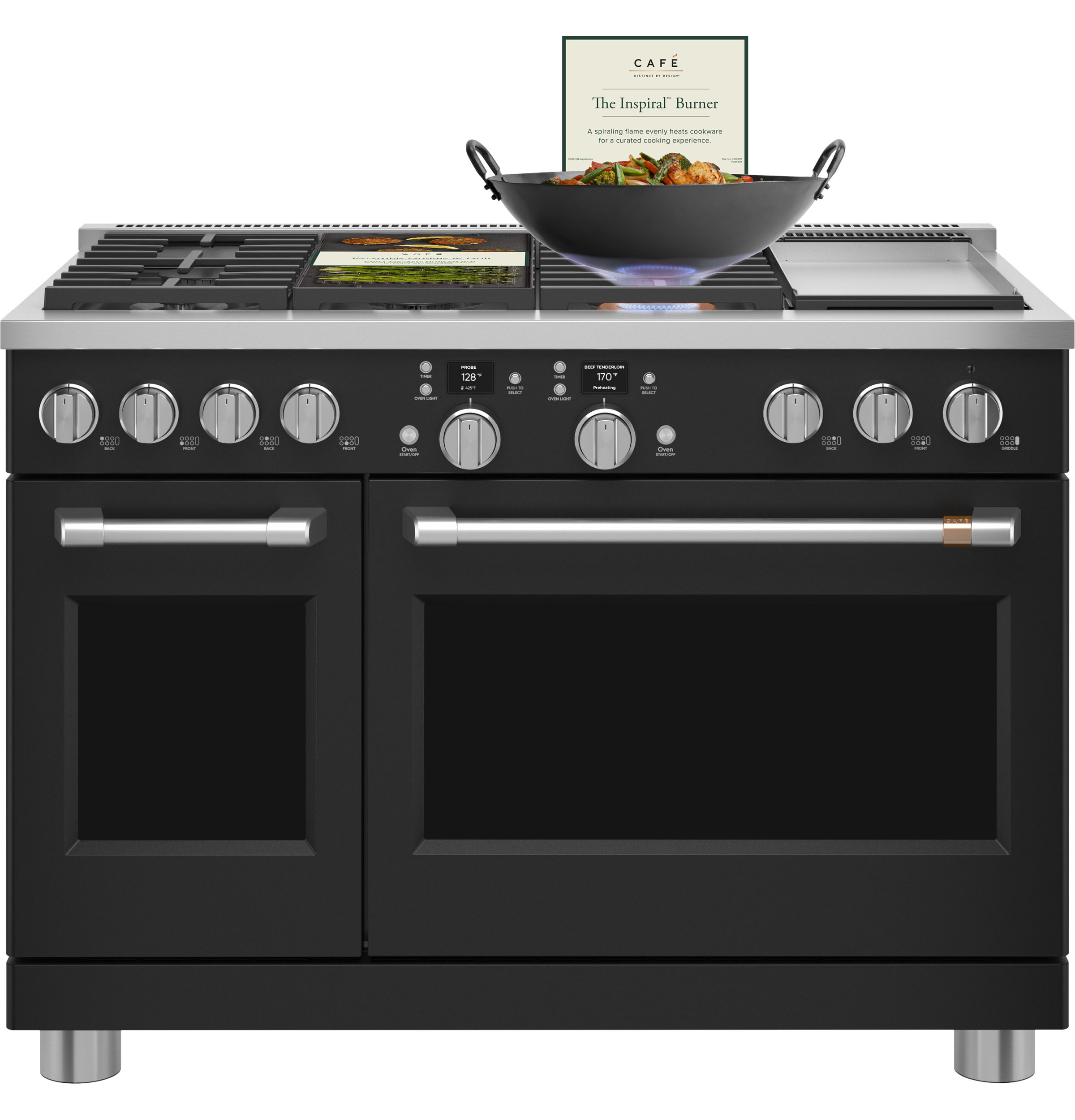 48" Width — 6 Burners — Dual Fuel — Conv — ADA Compliant — Connectable via built-in WiFi view 2