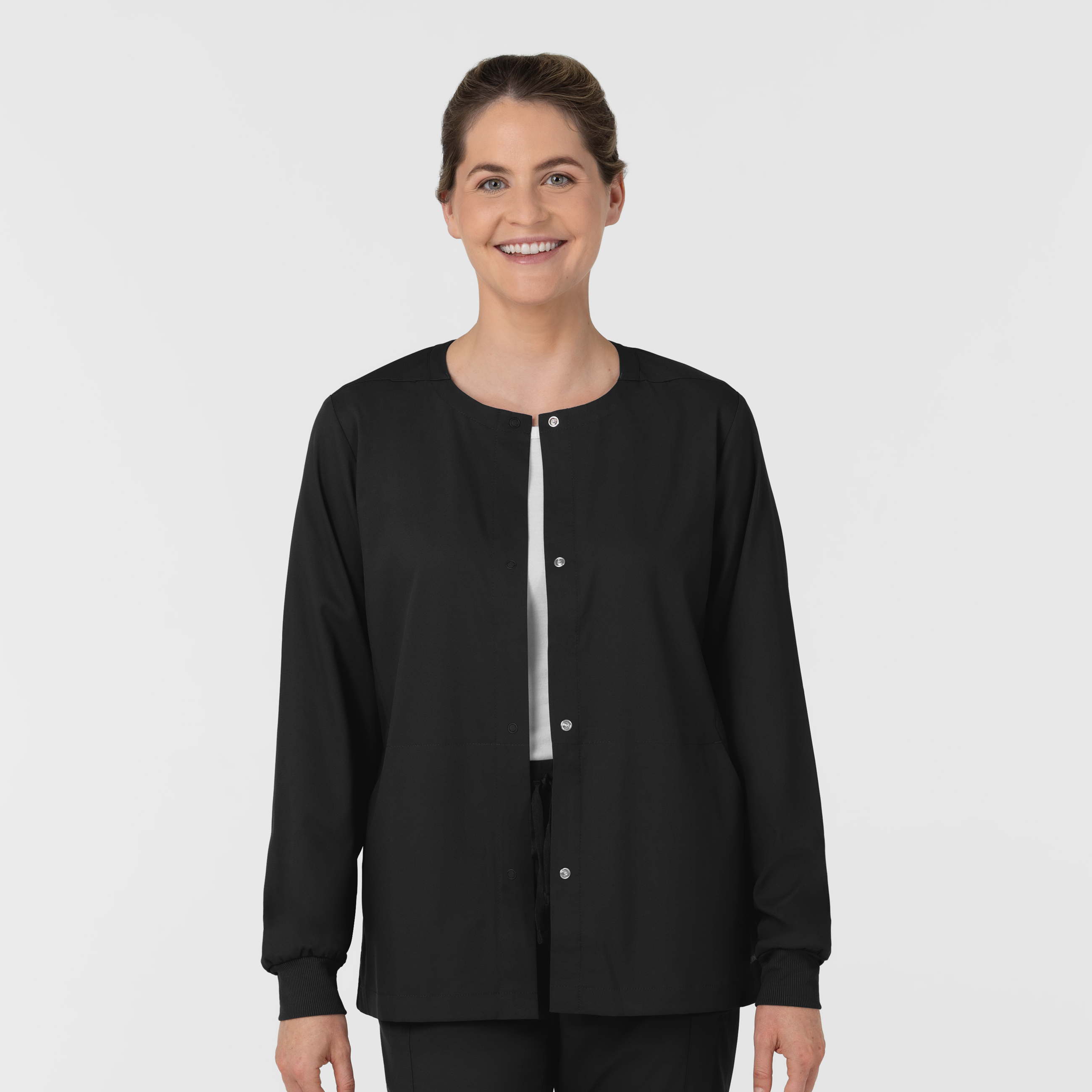 Boundless Women‘s Warm-Up Scrub Jacket-Wonder Wink