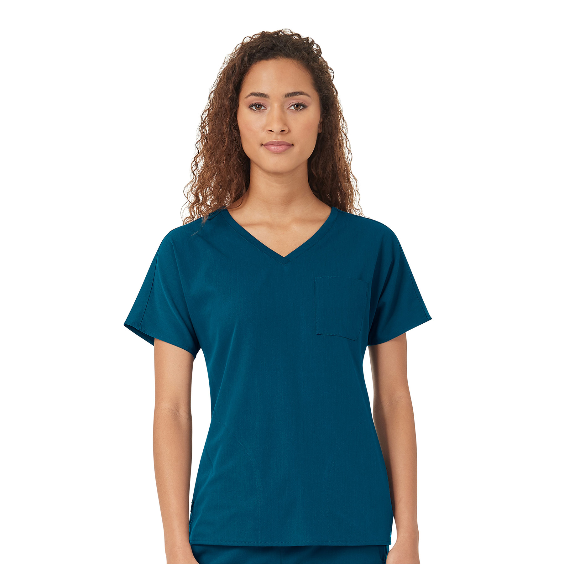 Aero Women&#8216;s Dolman 3 Pocket Scrub Top-Wonder Wink