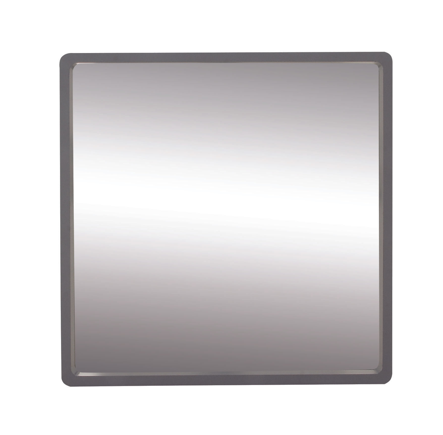 wooden wall mirror, 32" x 2" x 32"