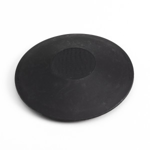 Plastic Twist-On Hub Cap, Black, 10 Pack
